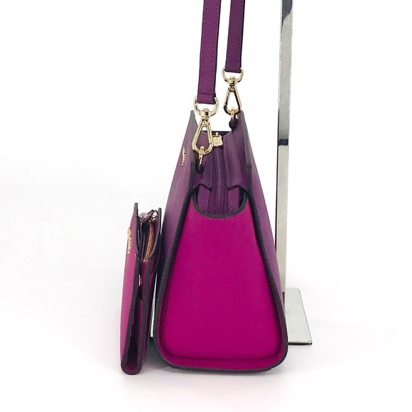 2PCS Michael Kors Selma Messenger Bag Wallet Set - Picture 3 of 8